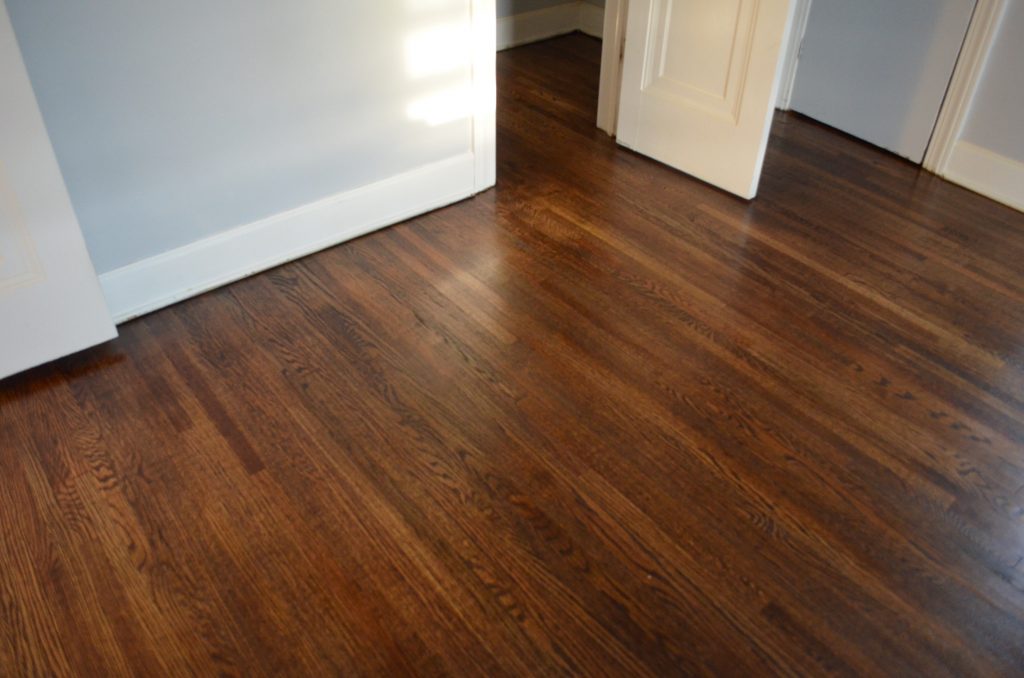 Ugly Floors Be Gone! Refinishing Our Hardwood Floors poeticlaughter